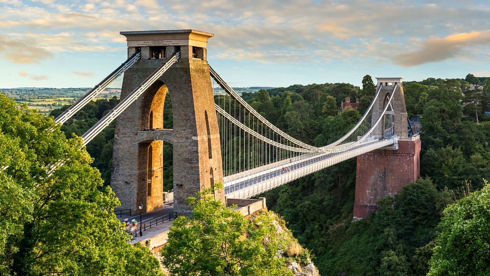 Clifton Suspension Bridge spanning the Avon Gorge in Bristol