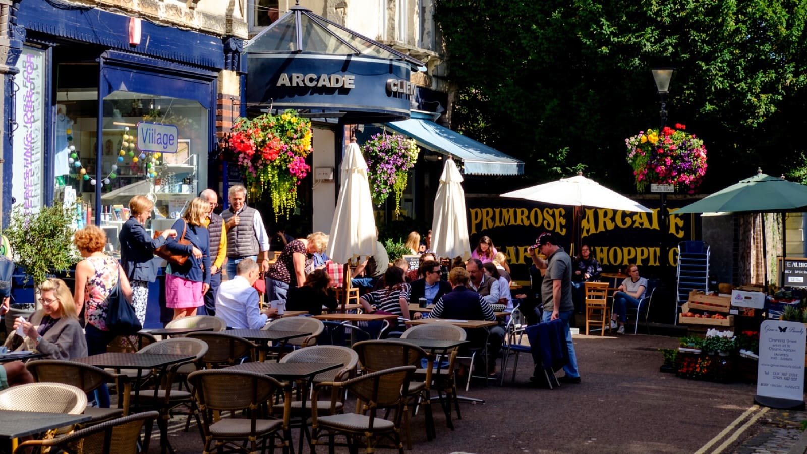Cafés and independent businesses in Clifton Village, Bristol